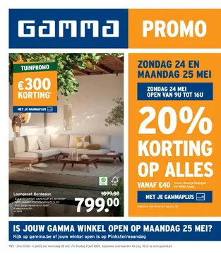 GAMMA folder voorblad