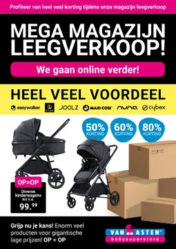 Van Asten BabySuperstore folder voorblad
