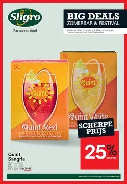 Sligro folder voorblad