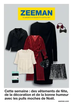 Zeeman couverture de brochure