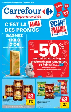 Carrefour couverture de brochure