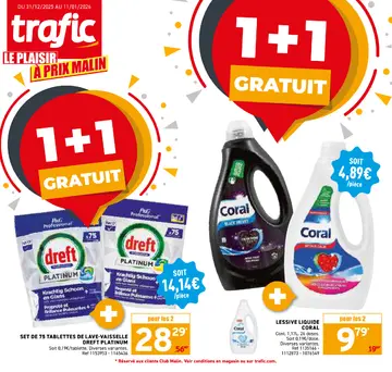 Trafic couverture de brochure