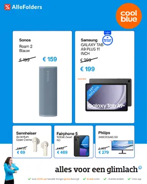 Coolblue folder voorblad