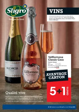 Sligro-M couverture de brochure