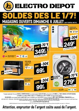 Electro Depot couverture de brochure