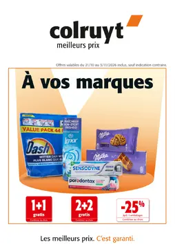Colruyt couverture de brochure