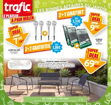 Trafic couverture de brochure
