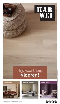 Karwei Vloeren folder voorblad