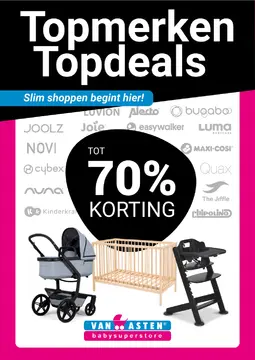 Van Asten BabySuperstore folder voorblad