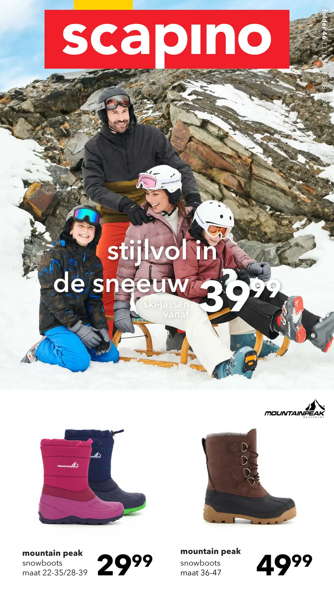 Scapino snowboots maat 35 hot sale