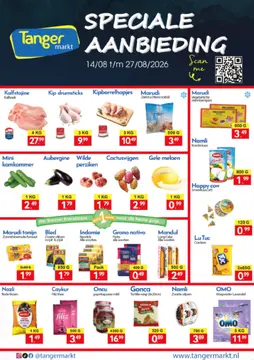 Tanger Markt folder voorblad