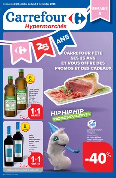 Carrefour couverture de brochure