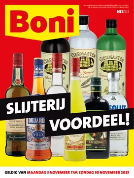 Boni Slijterij folder voorblad