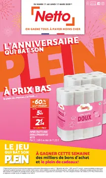 Netto couverture de brochure