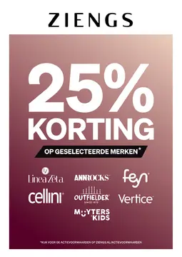 Ziengs Schoenen folder voorblad