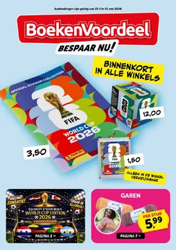 BoekenVoordeel folder voorblad