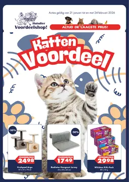 Huisdiervoordeelshop folder voorblad