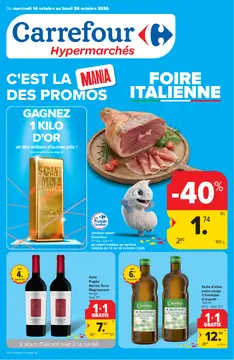 Carrefour couverture de brochure
