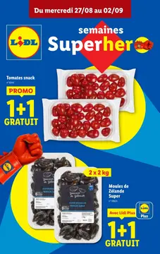 Lidl couverture de brochure