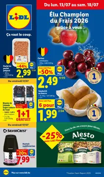Lidl couverture de brochure