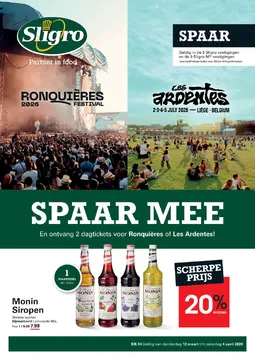 Sligro folder voorblad