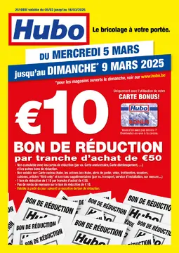 Hubo couverture de brochure