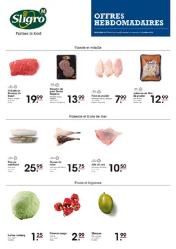 Sligro-M couverture de brochure