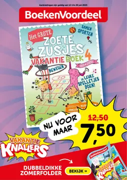 BoekenVoordeel folder voorblad