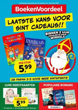 BoekenVoordeel folder voorblad