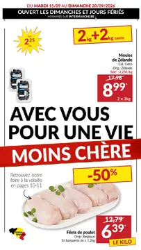 Intermarché couverture de brochure