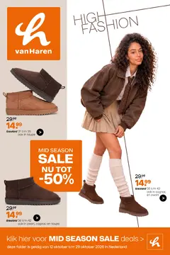 vanHaren Schoenen folder voorblad