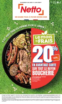 Netto couverture de brochure