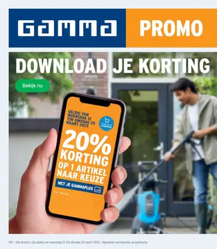 GAMMA folder voorblad