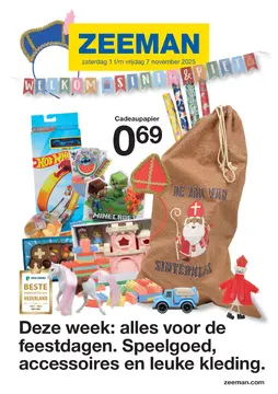 Zeeman folder voorblad