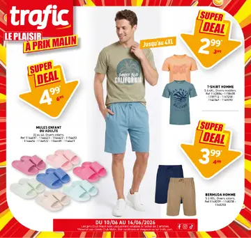 Trafic couverture de brochure