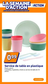 Action couverture de brochure