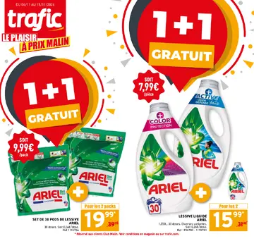Trafic couverture de brochure