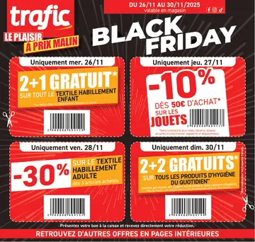 Trafic couverture de brochure