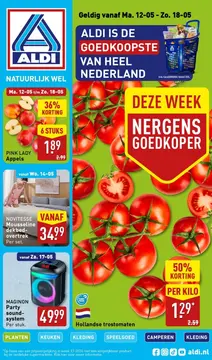 ALDI folder voorblad