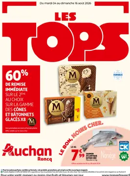 Auchan Roncq couverture de brochure