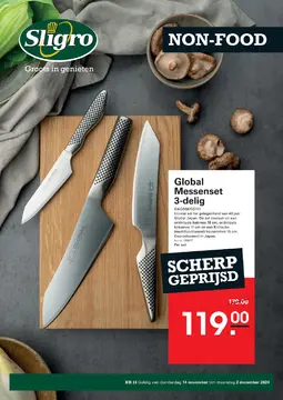 Sligro folder voorblad