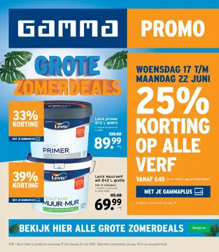 GAMMA folder voorblad