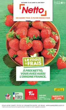 Netto couverture de brochure