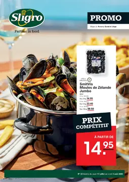 Sligro couverture de brochure