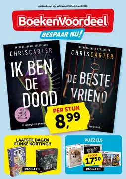 BoekenVoordeel folder voorblad