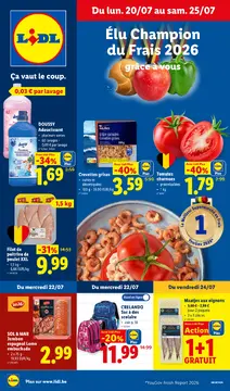 Lidl couverture de brochure