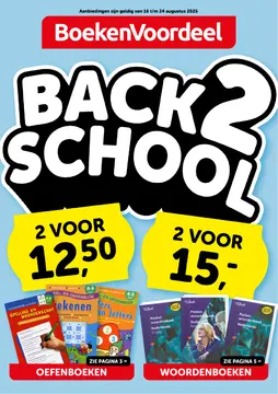 BoekenVoordeel folder voorblad