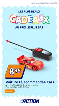 Action couverture de brochure