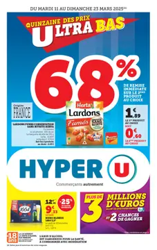 Hyper U couverture de brochure