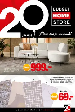 Budget Home Store folder voorblad